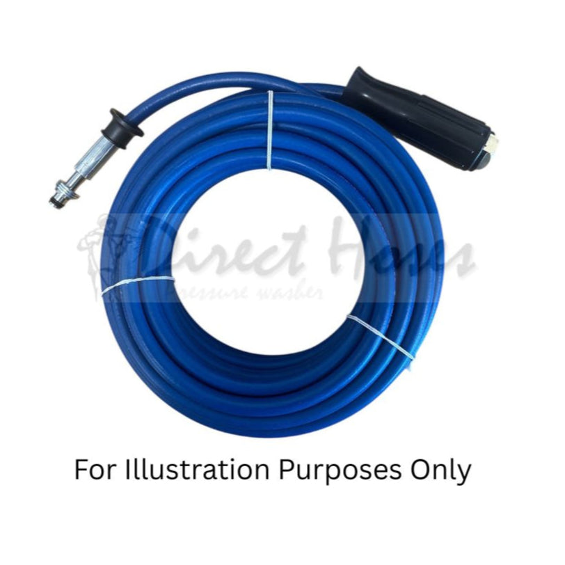 Karcher style HD/HDS series rubber replacement hose (3 washer gun end)