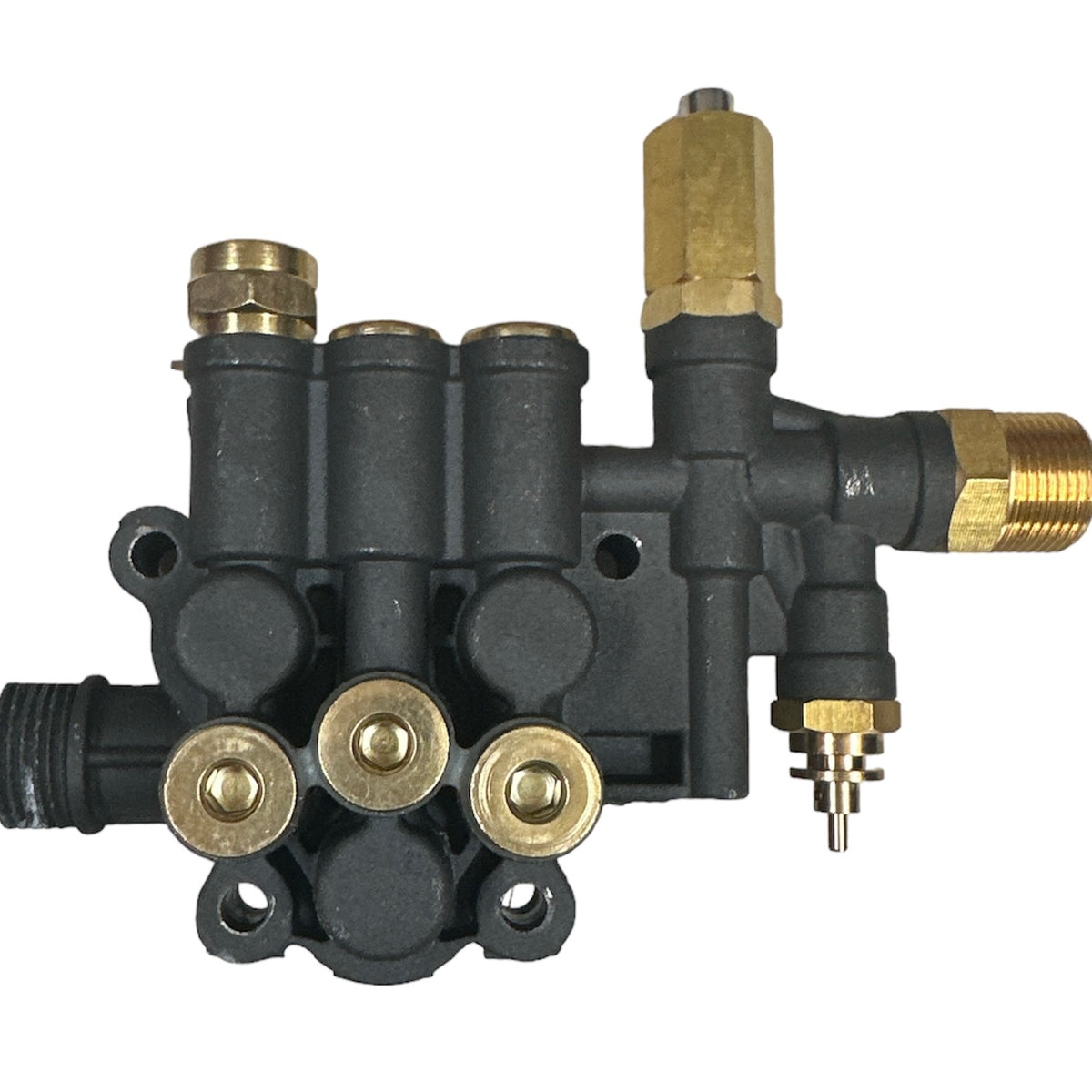 ALL BLACK 9 Pump Head Manifold NS Directhoses