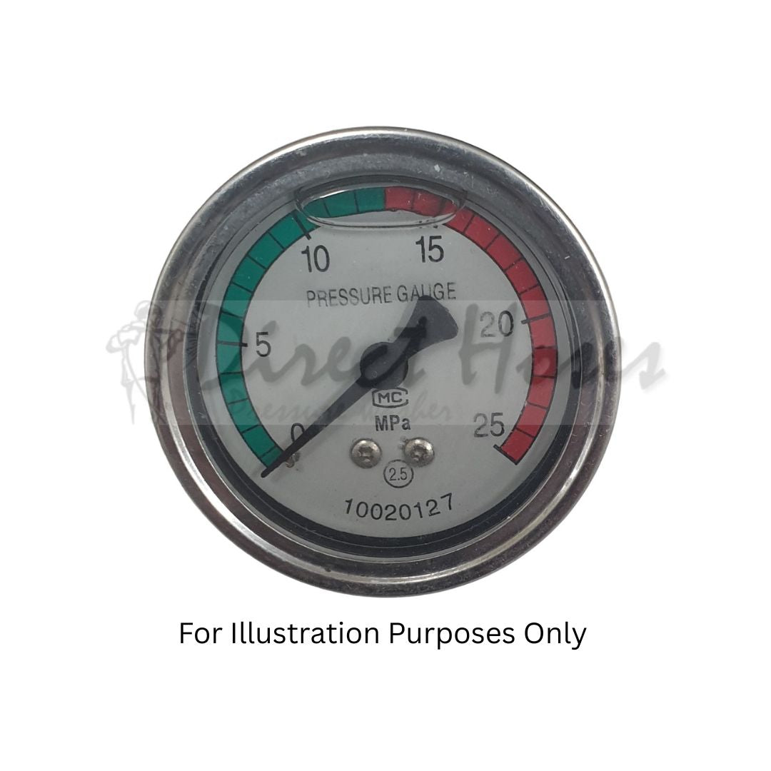 ALL BLACK 9 Pressure Gauge