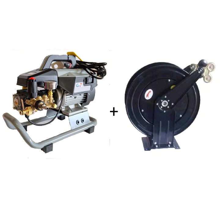 Grey 7 HOSE REEL PACK Rubber Wire Reinforced H