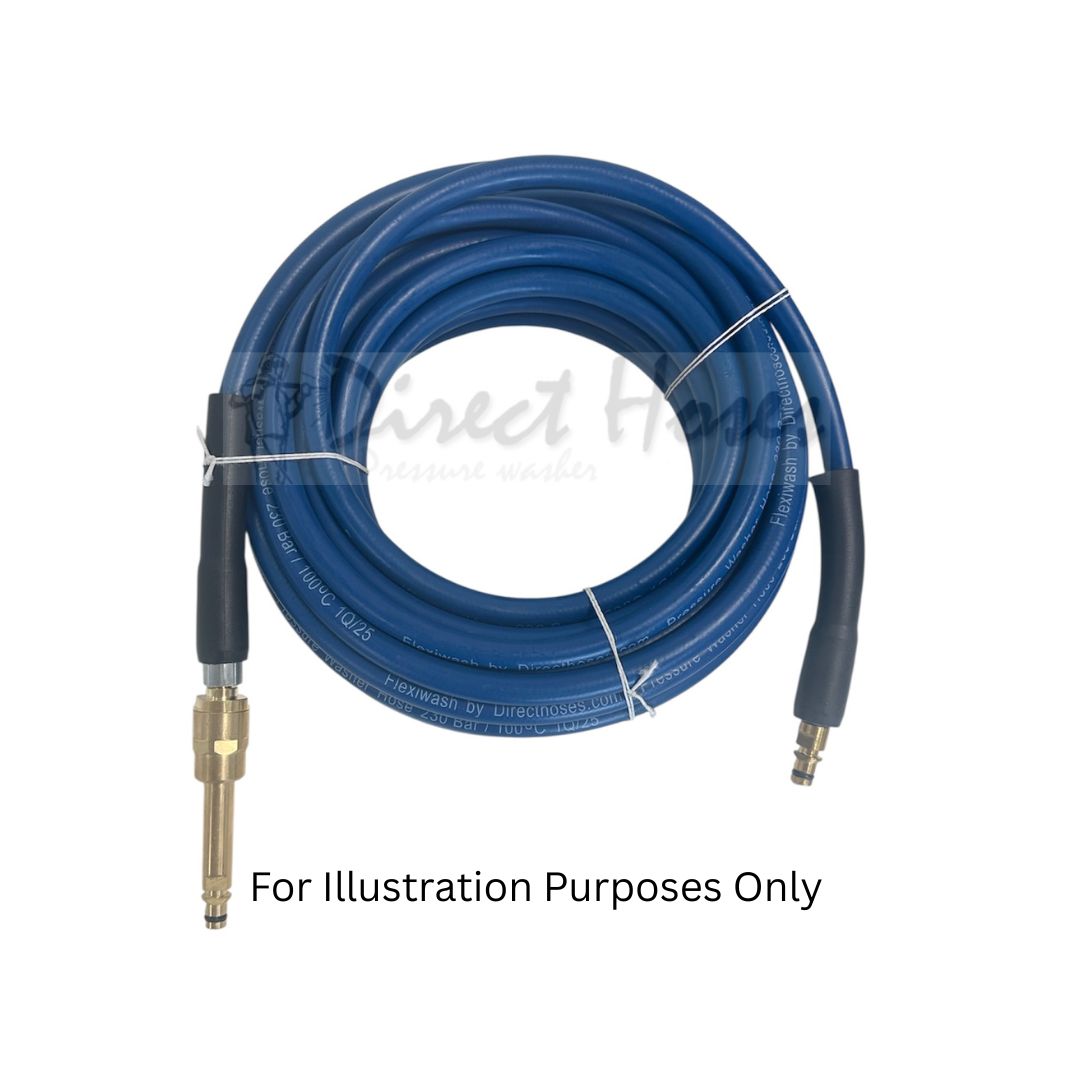 Karcher style replacement Rubber FLEXIWASH Hose Quick Fit Anti Kink Swivel connection