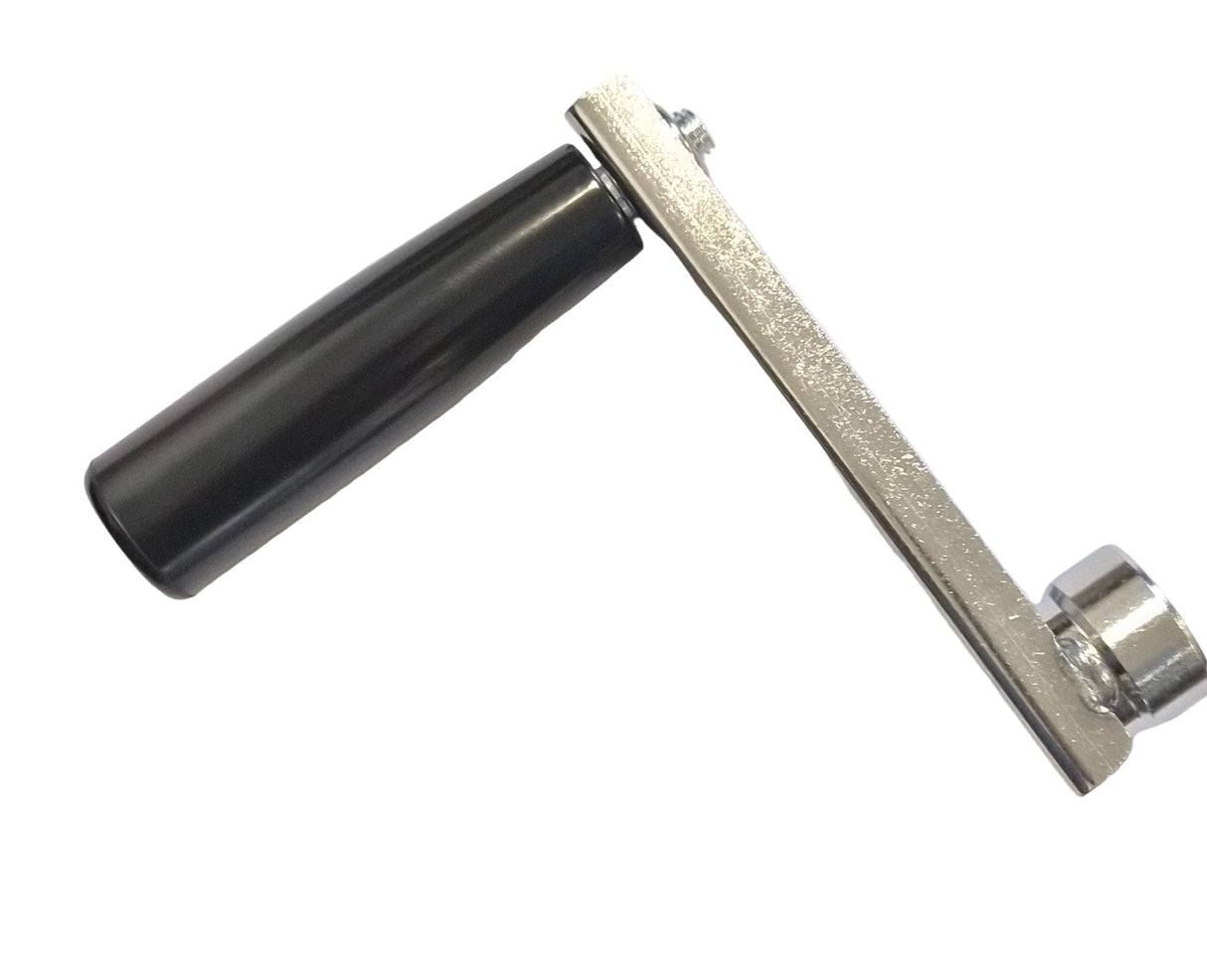 Manual Hose Reel Replacement Metal Handle Blue reel