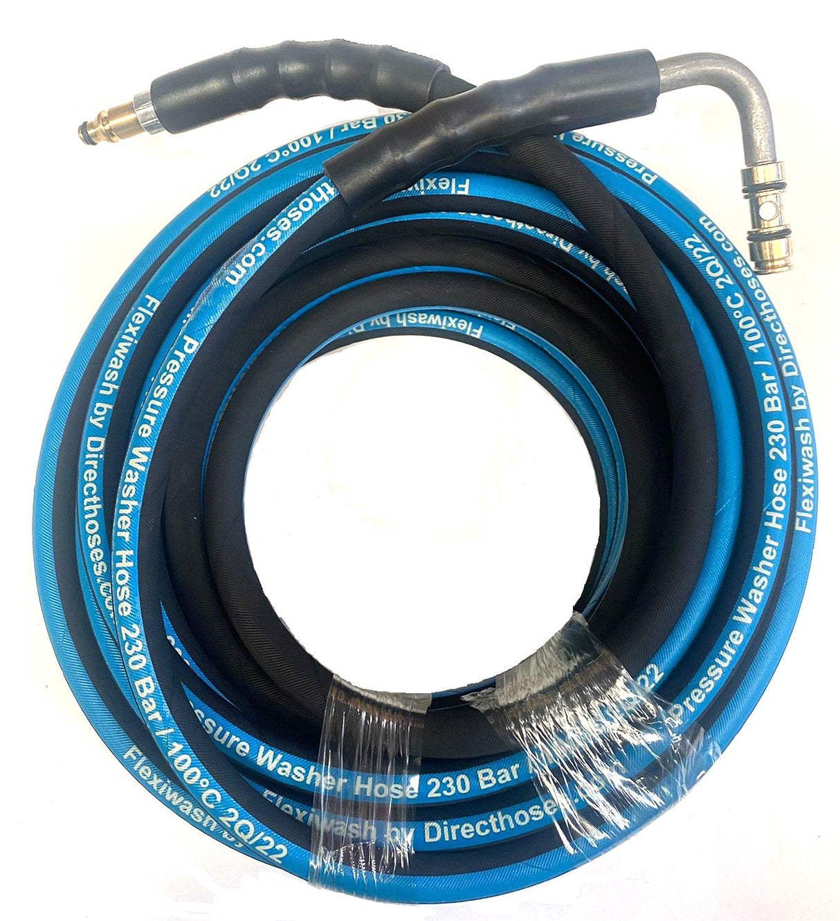 Husqvarna PW350 / PW450 replacement Rubber FLEXIWASH hose Quick fit trigger 90 degree hose reel connection