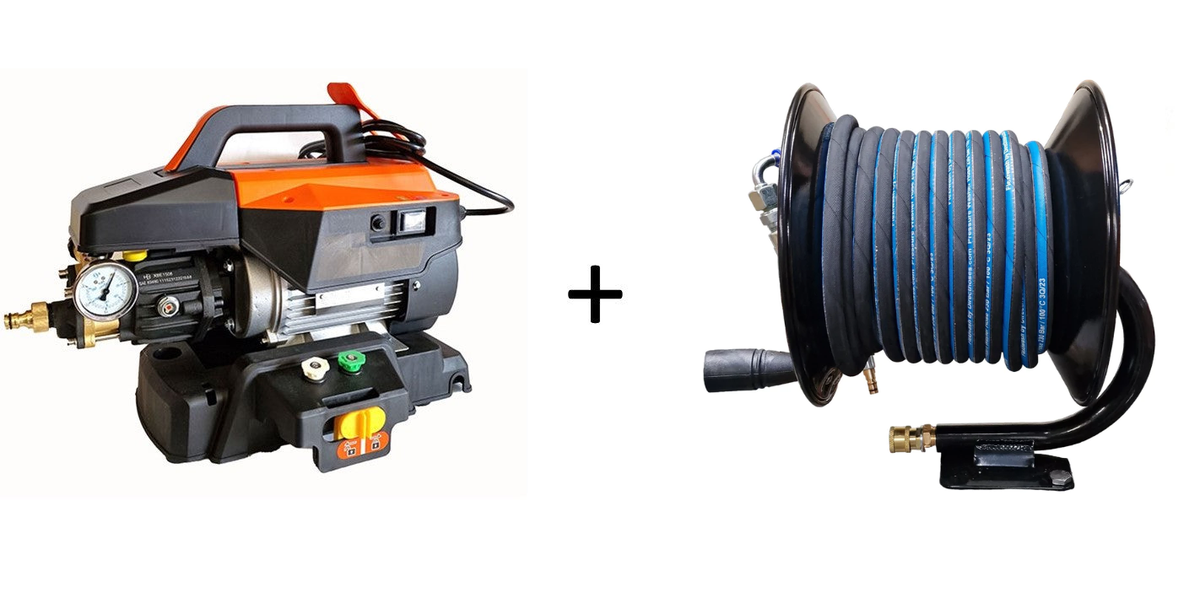 Directhoses OR11 (Domestic) Hose Reel PACK Reinforced Blue / Black Fle