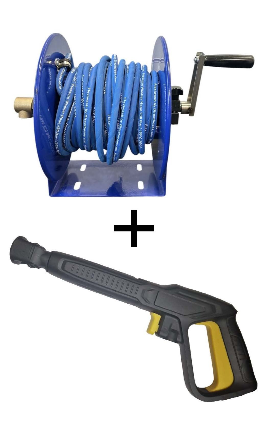 Manual Hose Reel complete with hose For Karcher 'K' Series Pressure Washers complete with Trigger