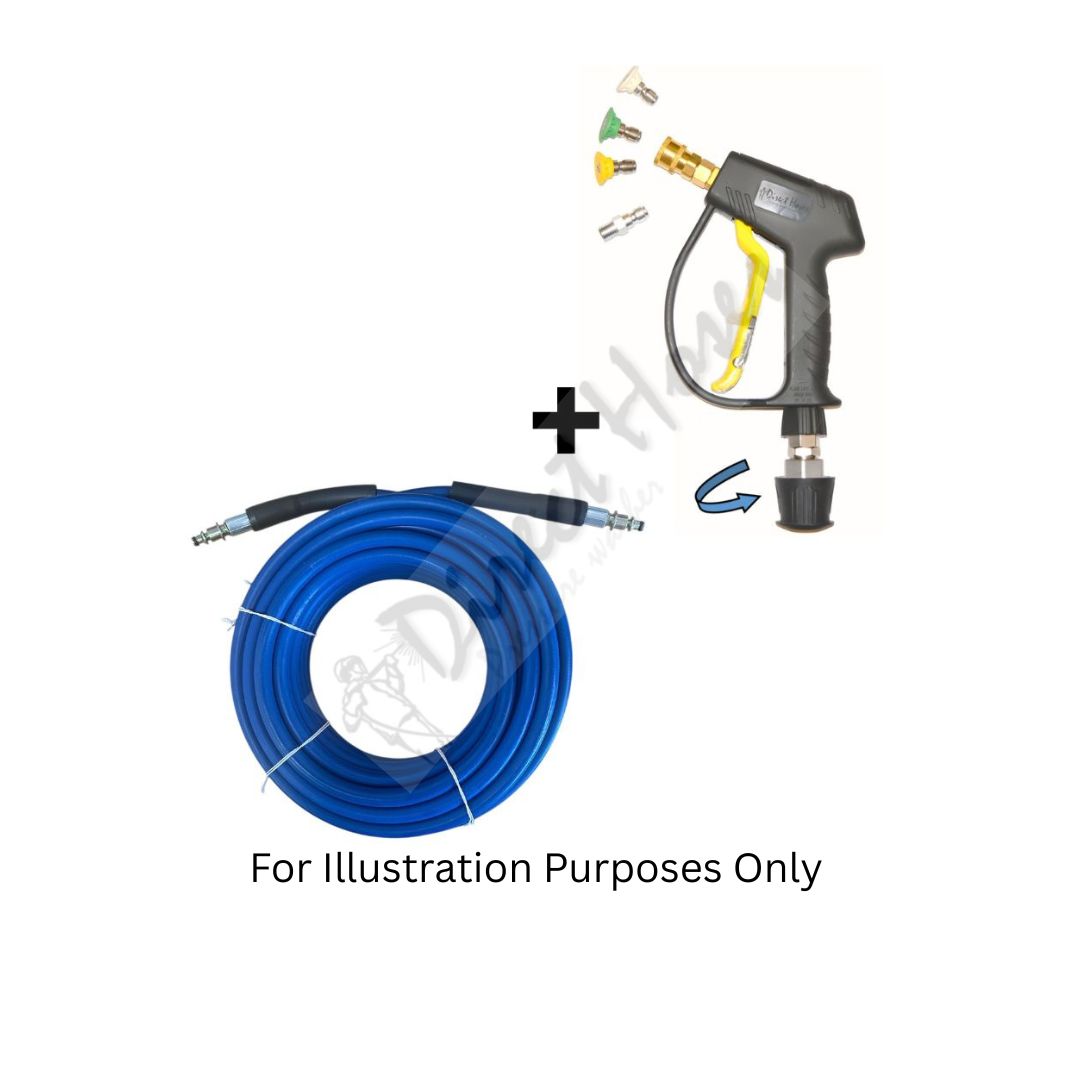 AVA Rubber Replacement Hose and Short Trigger with Quick fit Nozzles