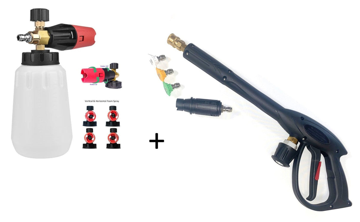 Titan (Screwfix) TTB536PRW Quick fit Midi Trigger with Quick fit Nozzles & Foam Lance