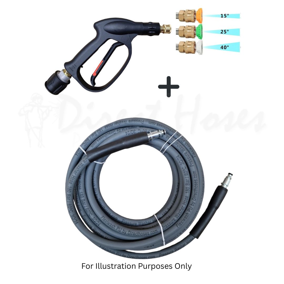 Titan (Screwfix) TTB2200PRW Pressure Washer Replacement Hose & Short Trigger