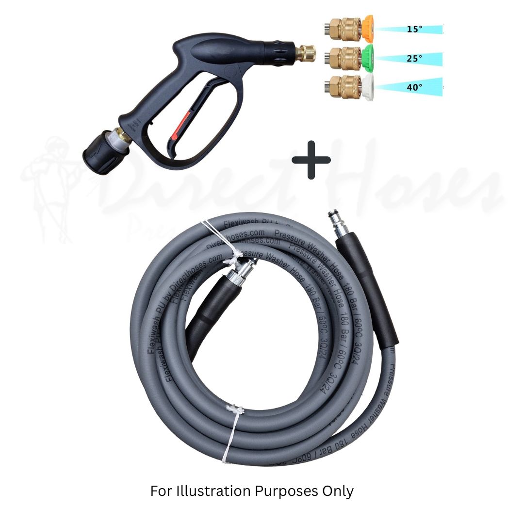 Titan (Screwfix) T2 / TTB1284PRW Hose and Short Trigger Kit with Quick fit Nozzles