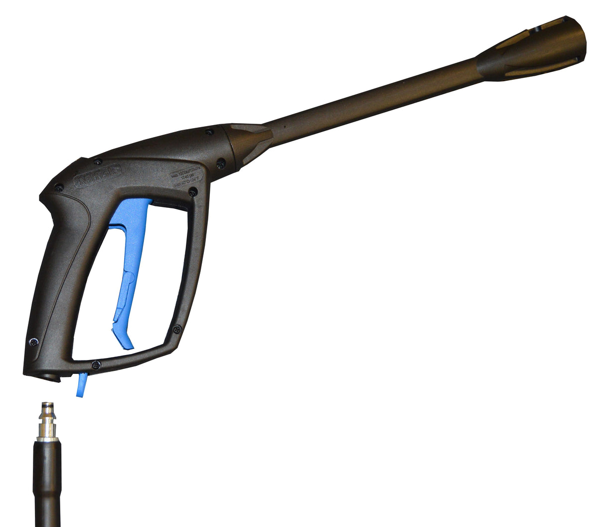 Husqvarna PW350 / PW450 replacement Rubber FLEXIWASH hose Quick fit trigger 90 degree hose reel connection