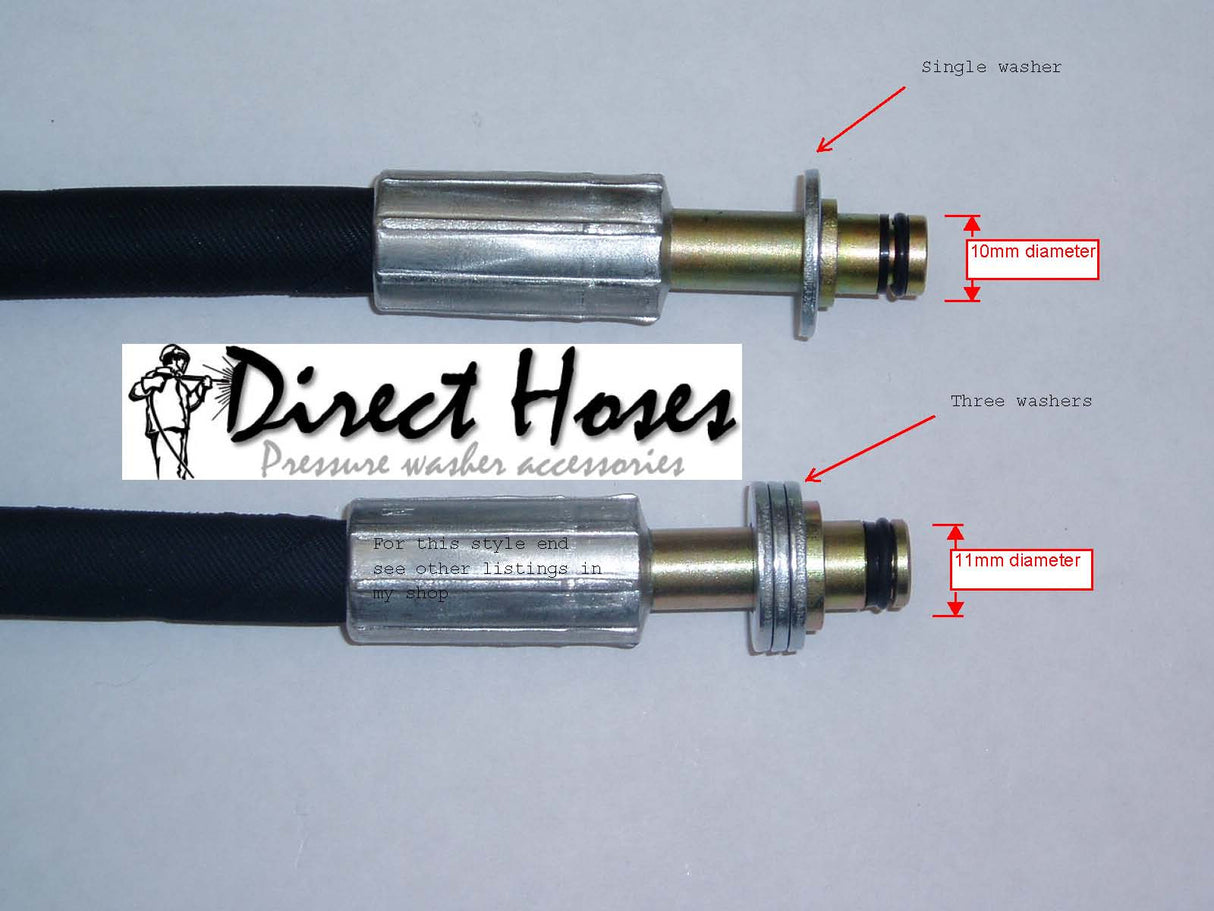 Karcher style HD/HDS series rubber replacement (1 washer gun end)