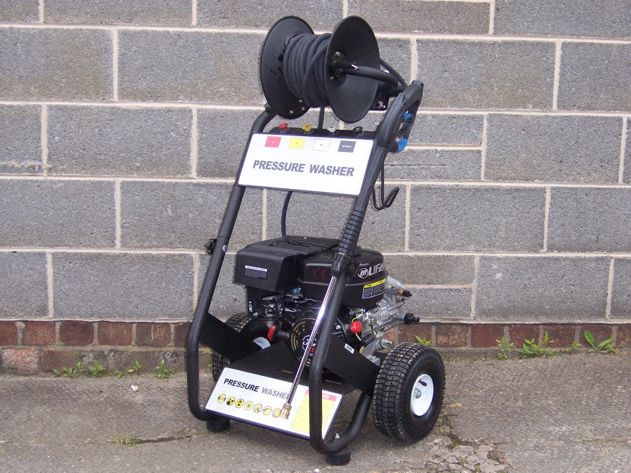 Manual Hose Reel complete with hose & Short trigger For Wolf Petrol Pressure Washers