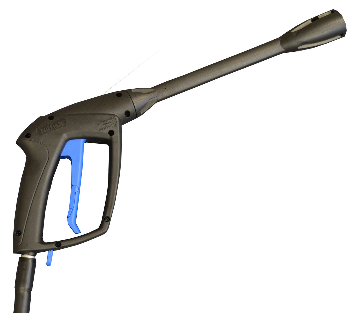 Nilfisk style Rubber FLEXIWASH replacement hose Quick fit trigger