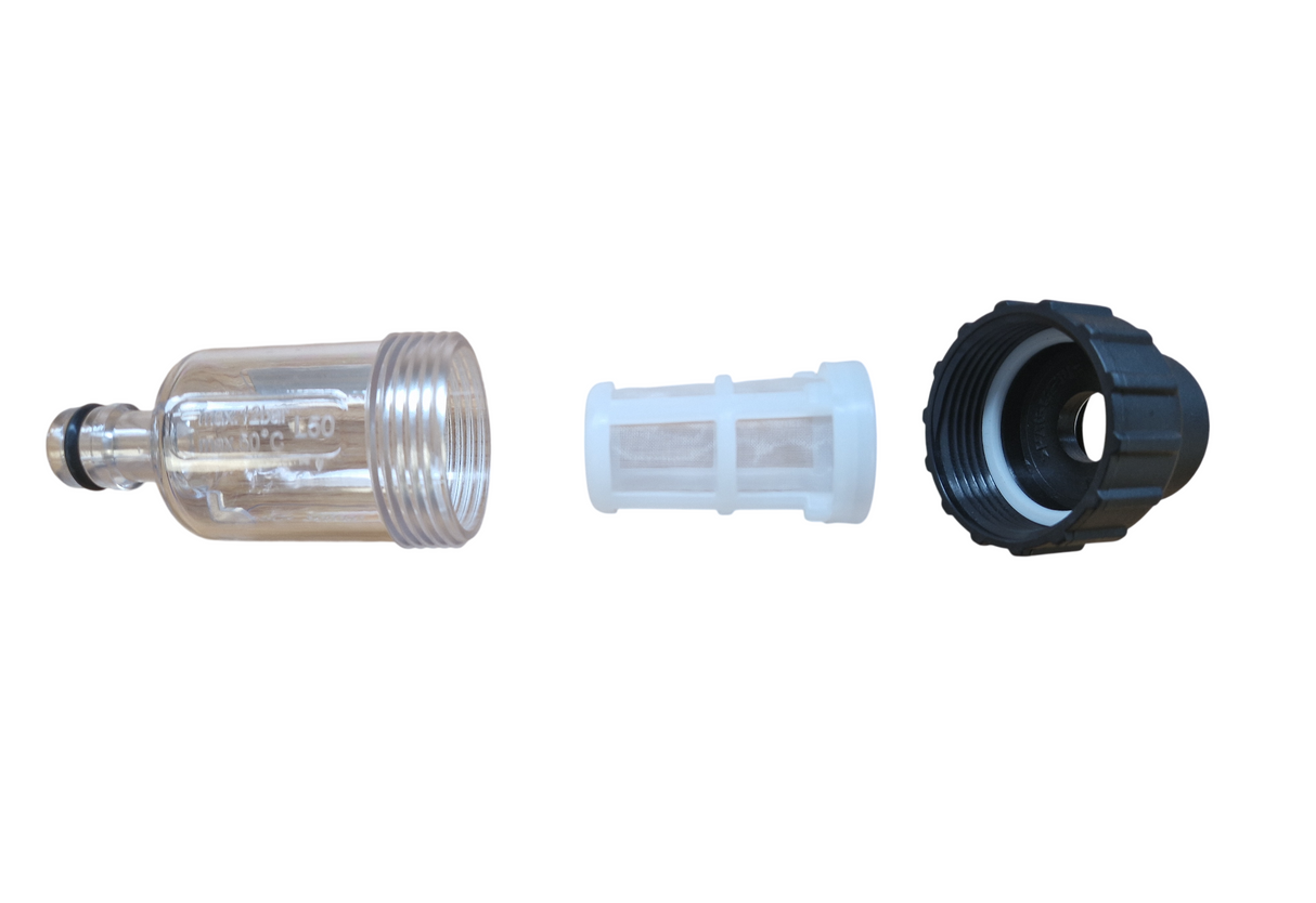 3 Part Inlet Water filter Hozelock style connection