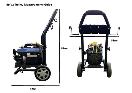B9v2 (Domestic) Pressure Washer with Reel & Trolley & Underbody 2 in 1