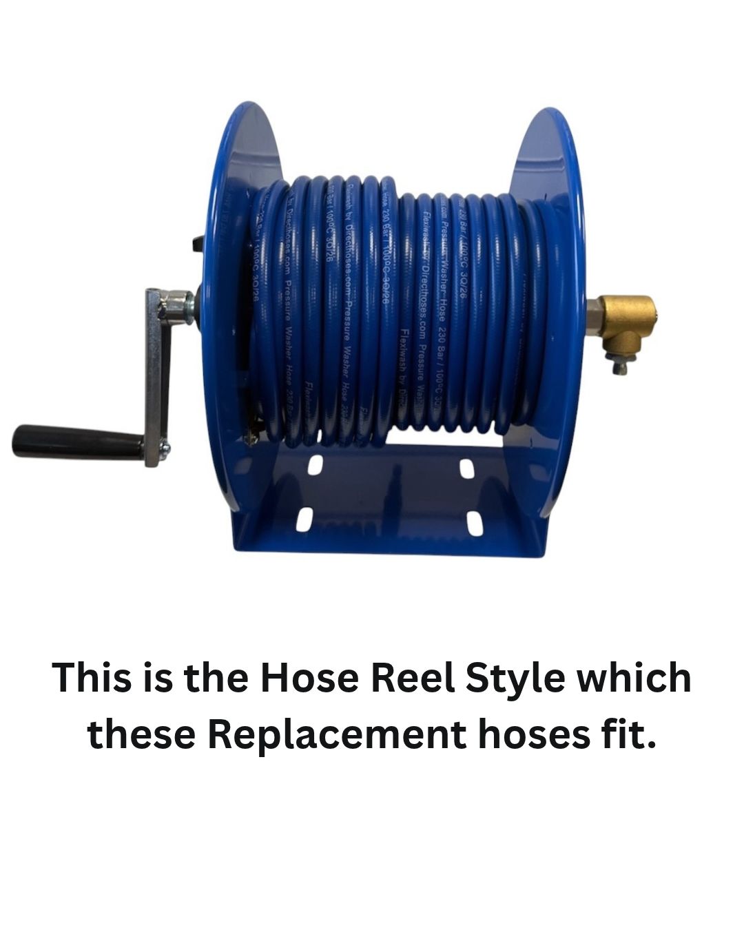 B9 V2 Manual Hose Reel Replacement Hose - Blue Style Hose Reel Only