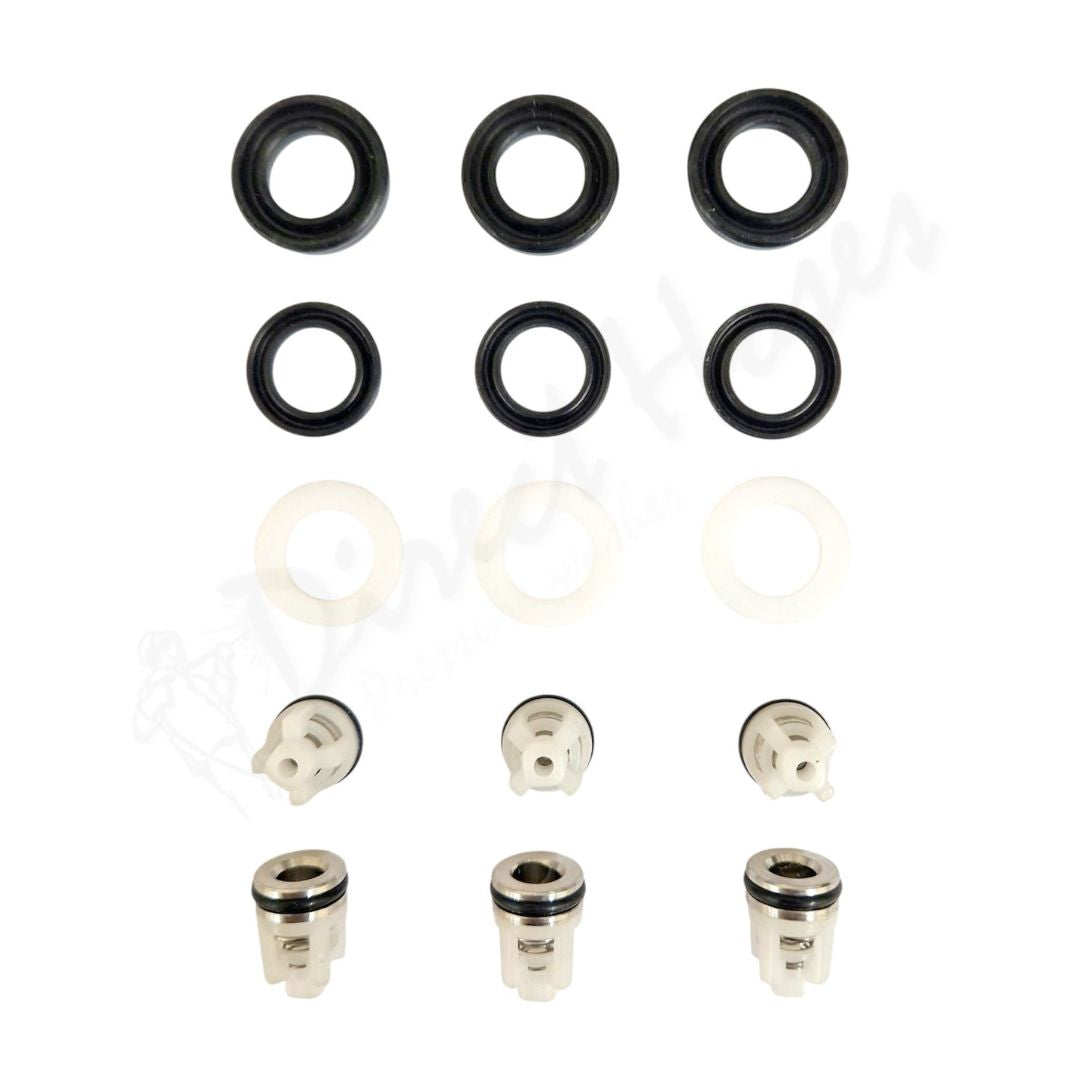 Grey 7/10 Valve & Seal kits Set ( 6 )