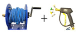 15m Manual Hose Reel complete with hose For Kranzle K7 & K10 Pressure Washers complete with Short Trigger