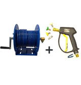 Manual Hose Reel complete with hose & Short trigger For Wolf Petrol Pressure Washers