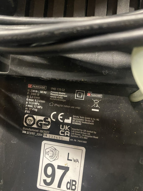 Lidl Parkside PHD 170 C2 Pressure Washer Replacement FLEXIWASH PU Super Flexible Hose