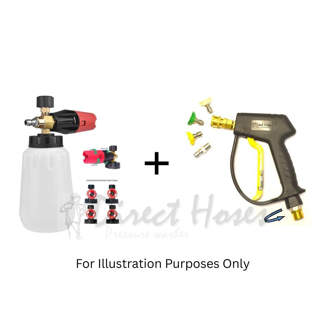 Karcher HD Classic 4/8 - 4/10X  Quick fit Short Trigger & foam lance c/w quick fit nozzles
