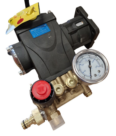 Grey 7 & 10 Industrial Pressure Washer Pump complete