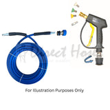 Nilfisk style 'C' series Rubber Replacement Hose Machine quick fit  and Short Trigger with Quick fit Nozzles
