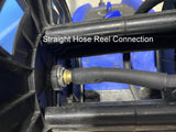 Nilfisk style Hose reel series rubber replacement hose, short trigger & foam Lance with quick fit nozzles - machine Hose reel connection
