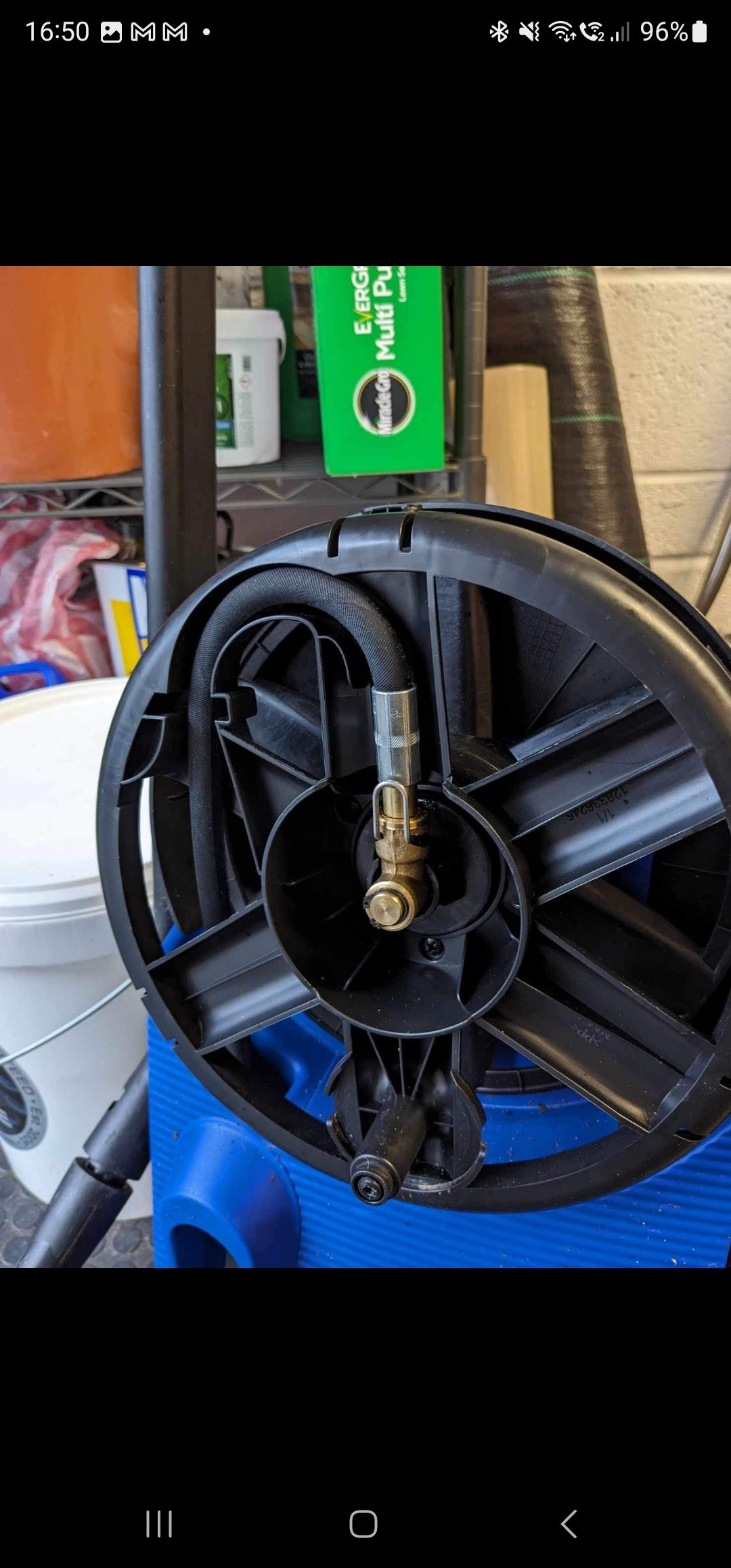 20m Manual Hose Reel complete with hose For Nilfisk Pressure Washers 'Core' Model range