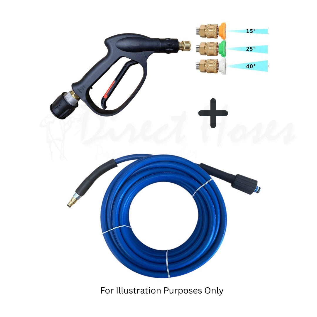 Titan TTB669PRW Rubber Replacement Hose and Short Stubby Trigger Gun with Quick fit Nozzles