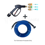Aldi Workzone Rubber Replacement Hose and Short Trigger with Quick fit Nozzles Q1W-SP05-2200A BJ2017