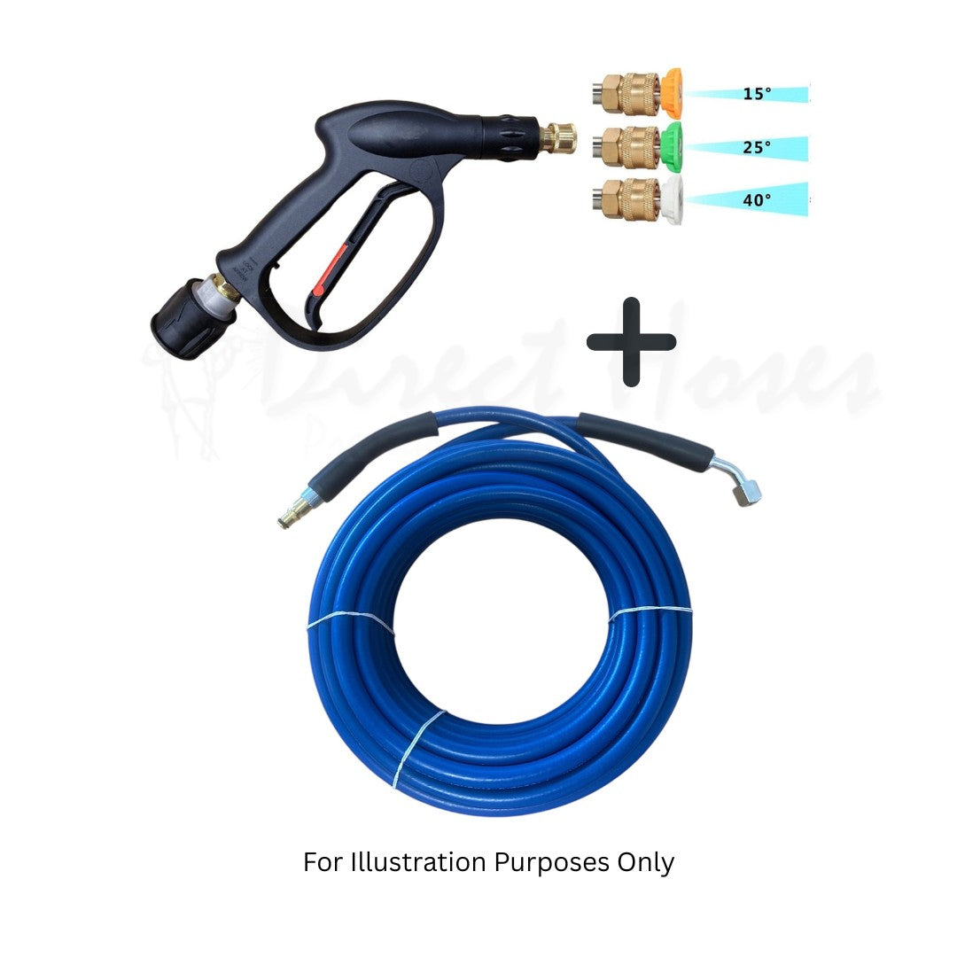 Aldi Ferrex Rubber Replacement Hose and Short Trigger with Quick fit Nozzles Q1W-SP07-2200A