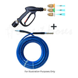 Nilfisk style Hose Reel series FLEXIWASH Hose with Short Trigger with Quick fit Nozzles for Hose Reel connection