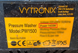 Vytronix PW1500 (1400W) Pressure Washer Replacement Hose Flexible PU - Check Label