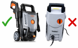VonHaus 1600W Pressure Washer Replacement FLEXIWASH PU Hose - Push Fit Machine Connection