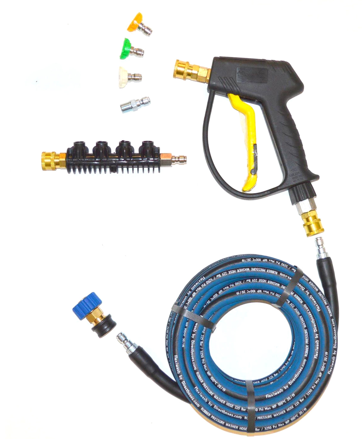 AB9 Rubber Replacement Hose Machine quick fit  and Short Trigger with Quick fit Nozzles