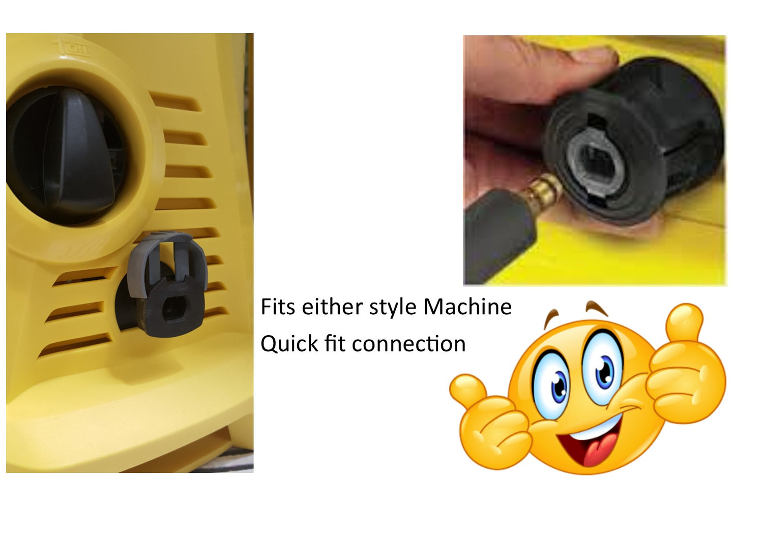 Flexiwash TP Karcher style replacement Hose Quick Fit connections